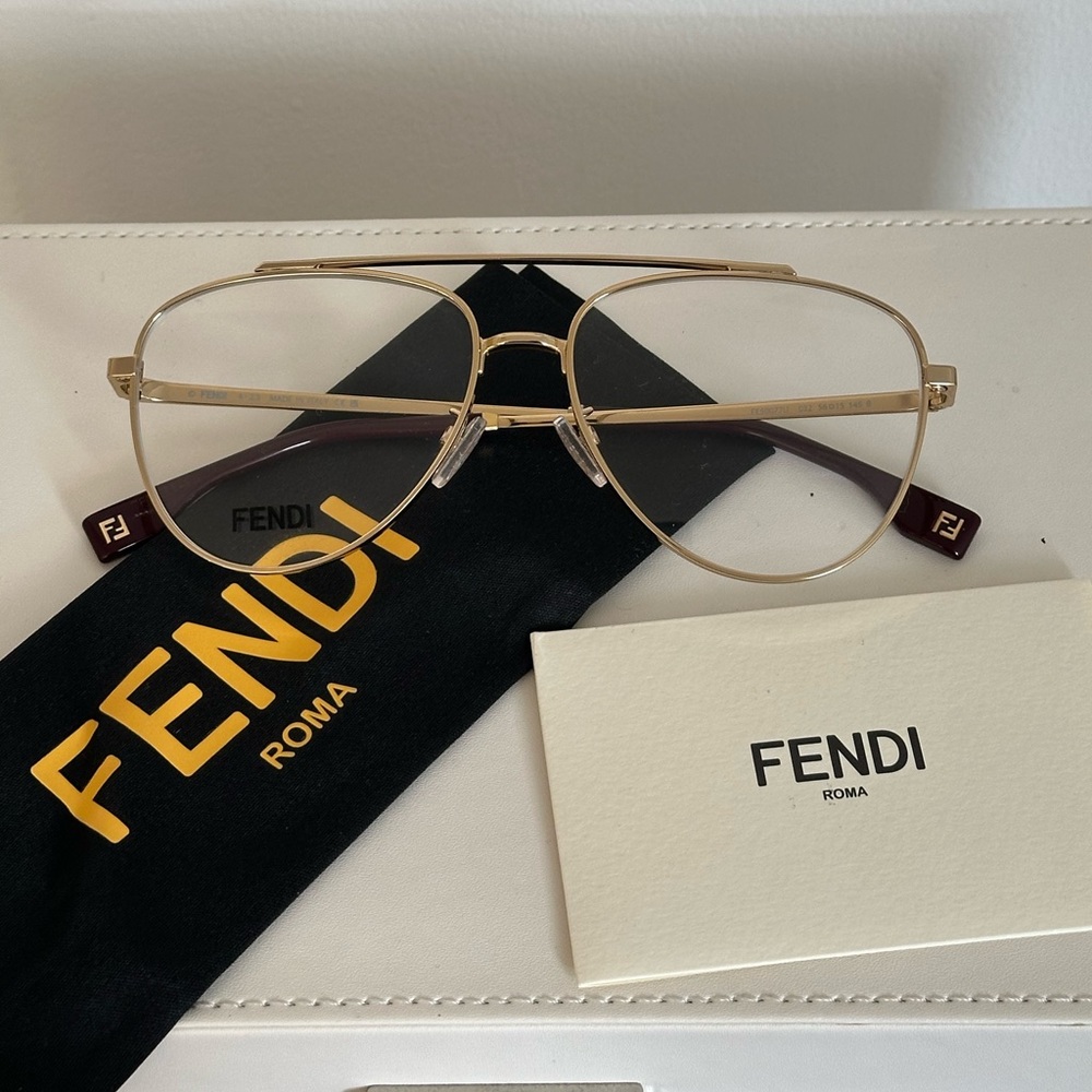 Aviator Reading Glasses Fendi